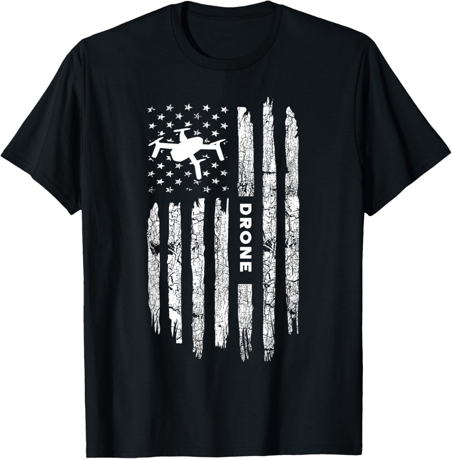 American Flag Drone Clothing Drone Pilot Vintage Drone