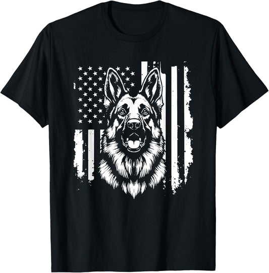 German Shepherd Usa Flag Sunglasses Patriotic 4Th Of July