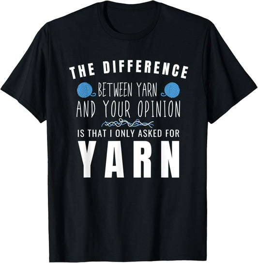 Knitter Knitting Crochet Funny Humor Knit Quote Yarn Saying