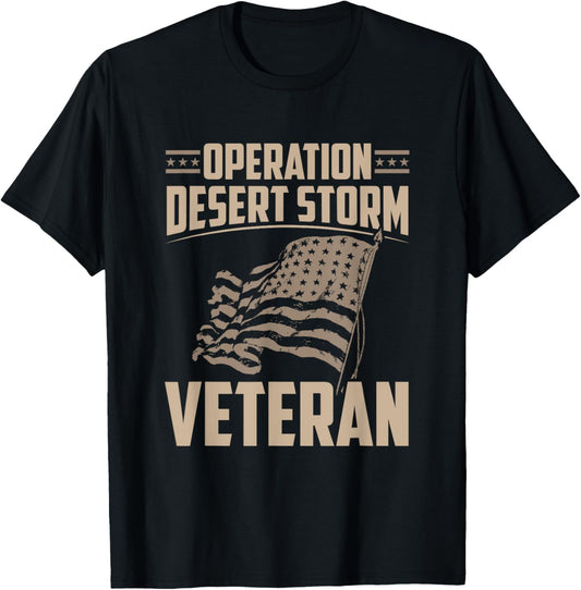 Veteran Shirt Operation Desert Storm Tees Men Women Usa Gift