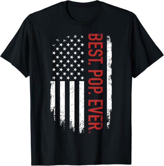 Best Pop Ever With Us American Flag For Fathers Day