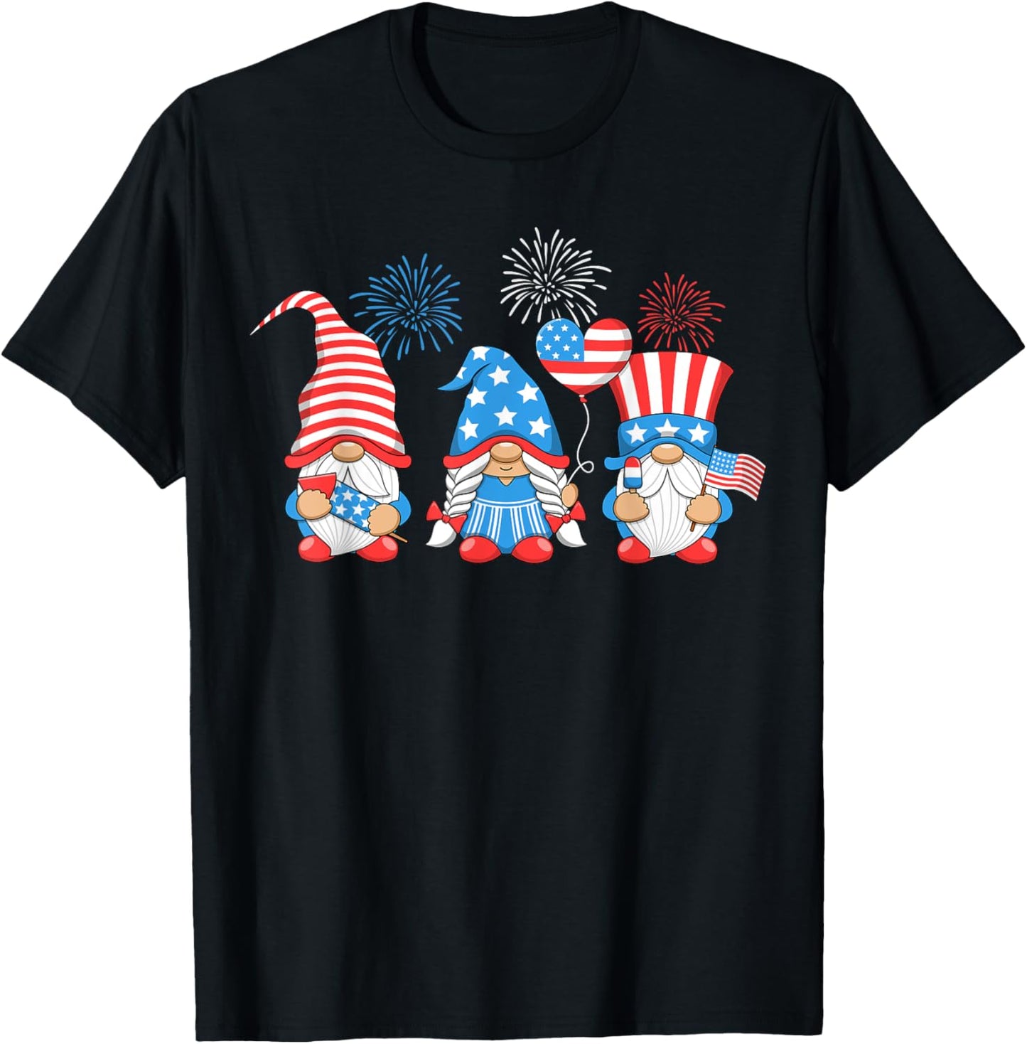 Gnomes 4Th Of July Patriotic American Independence Day Usa