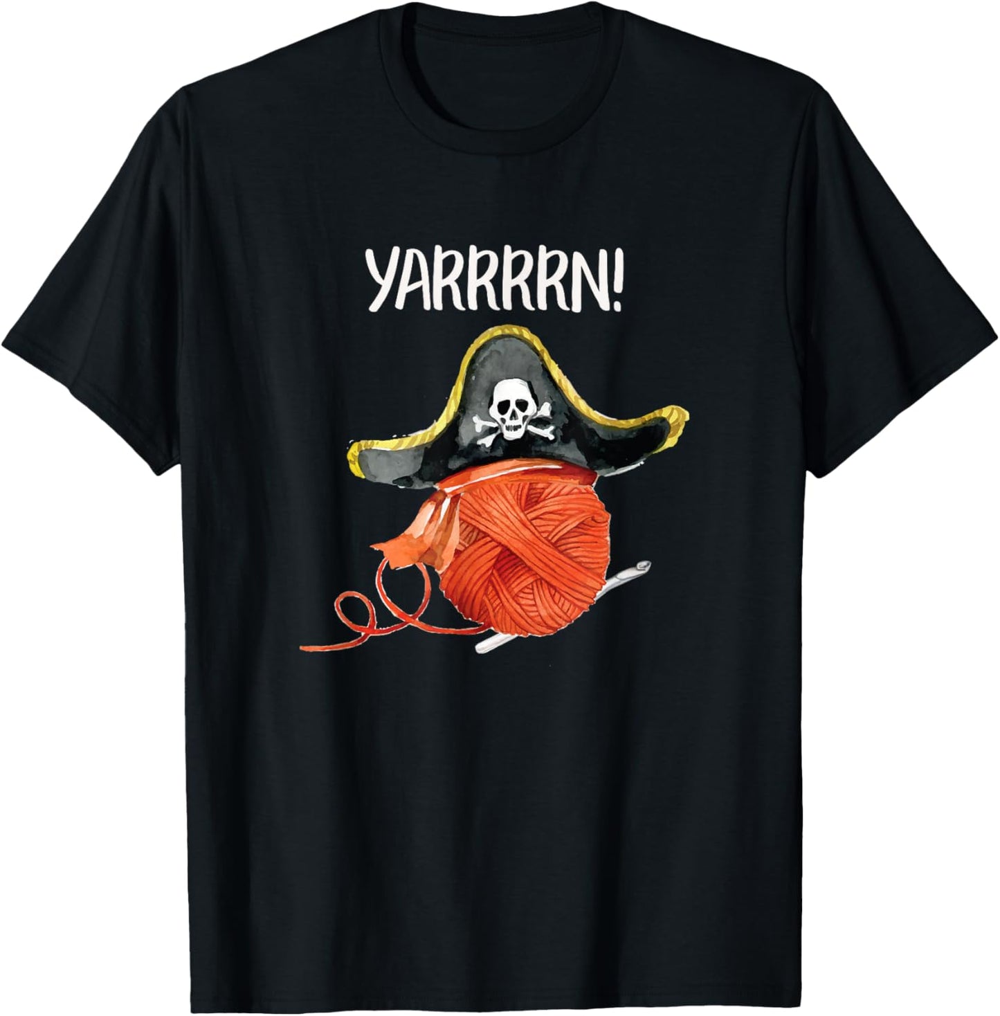 Funny Crochet Pirate Yarn Knitting Crocheting
