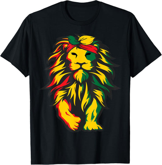 Lion Juneteenth Cool Black History African American Flag