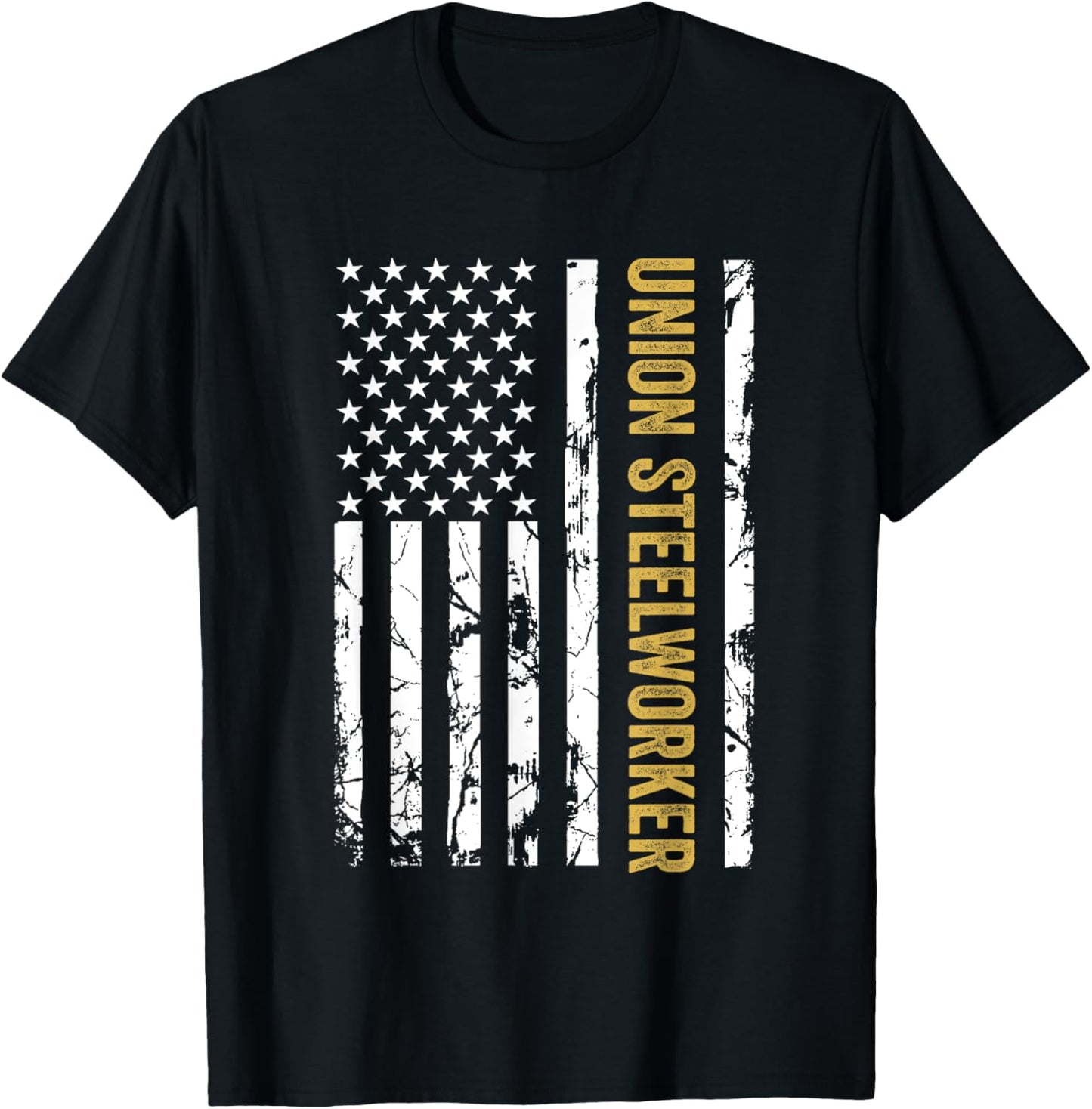 Union Steelworker Usa American Flag Pro Union Workers Rights