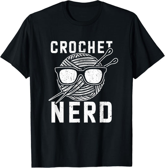 Crochet Nerd Funny Crocheting Yarn Stitches Lover