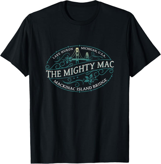 Mackinac Island Bridge Michigan Usa Lake Huron Souvenir