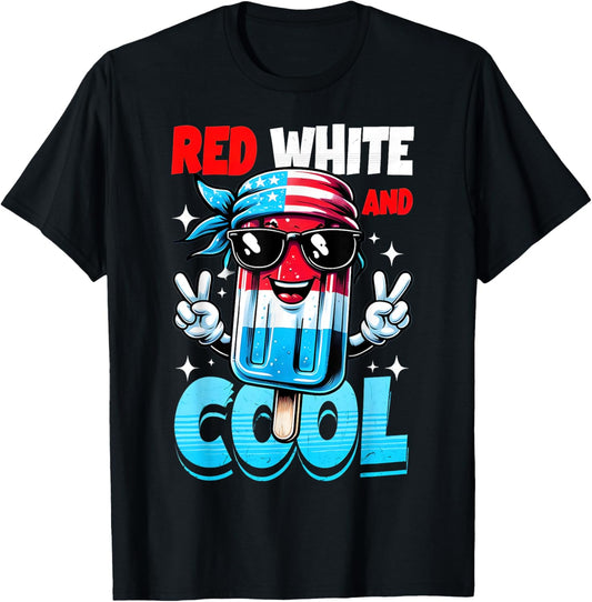 Popsicle Ice Cream 4Th Of July Patriotic Summer Usa Ice Pop