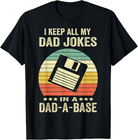Mens Funny dad jokes in dad a base vintage for father's day