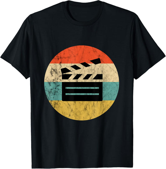 Filmmaker Clapboard Film Director Lover Retro Vintage Sunset