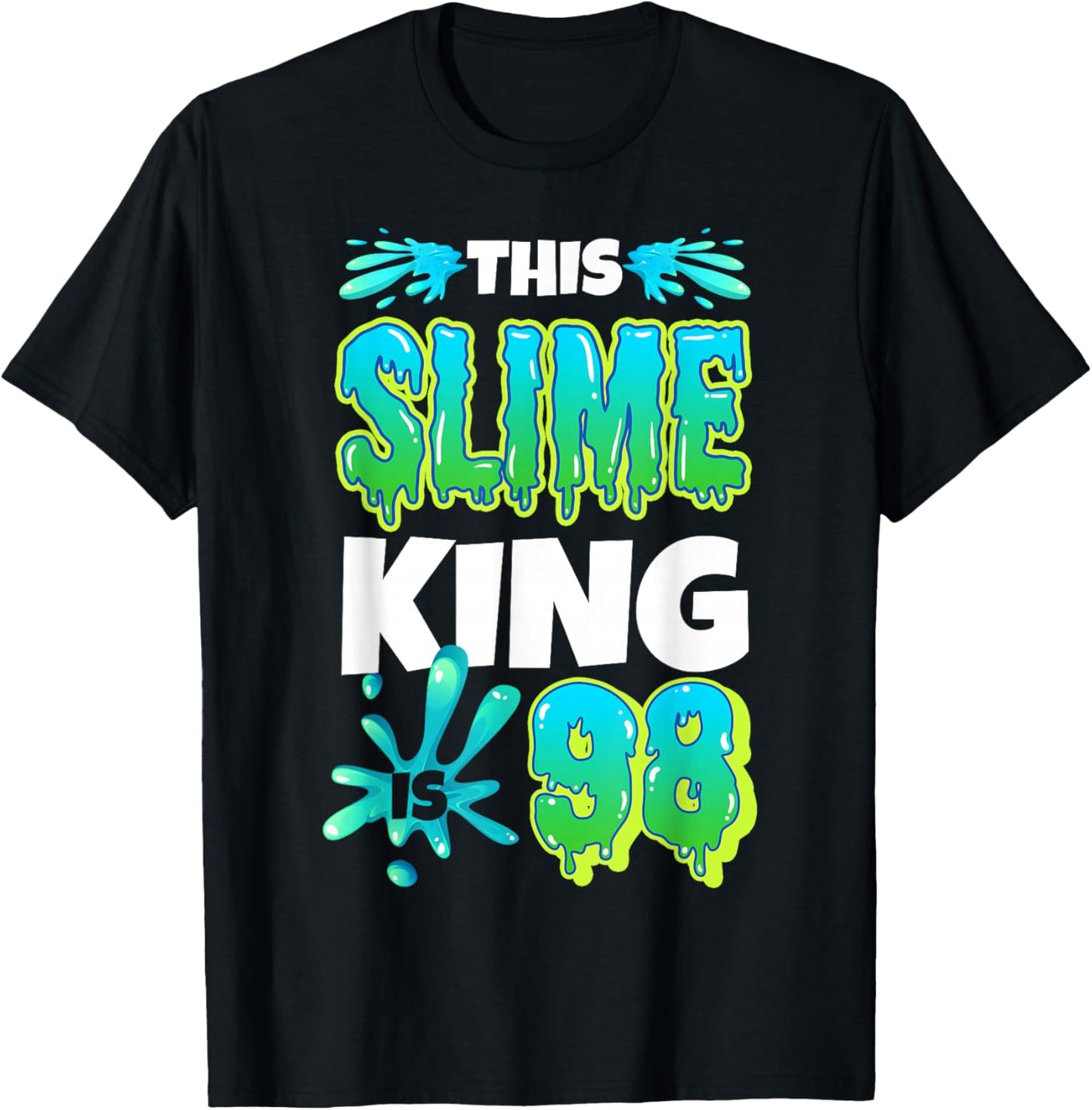 Slime 98th Birthday King Sensory Play Squish Maker Craft Goo