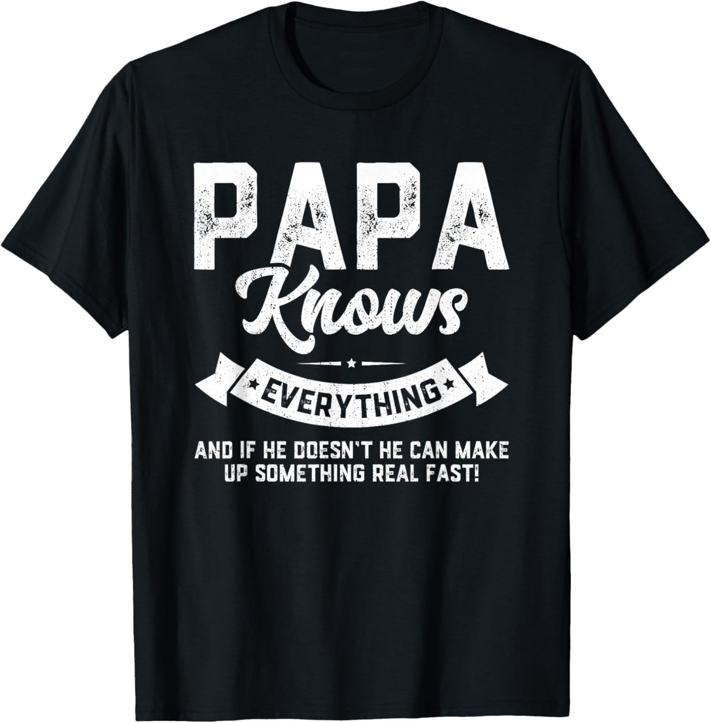 Papa Knows Everything 60th Gift Funny Father's Day