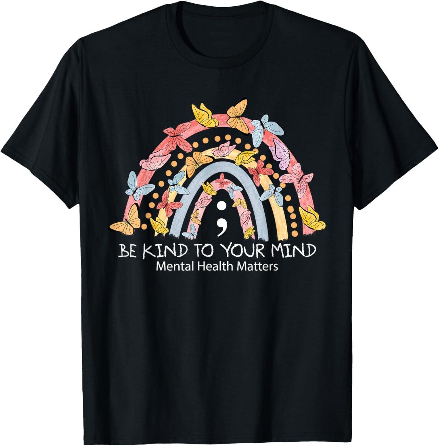 Rainbow Be Kind To Your Mind Mental Health Matters
