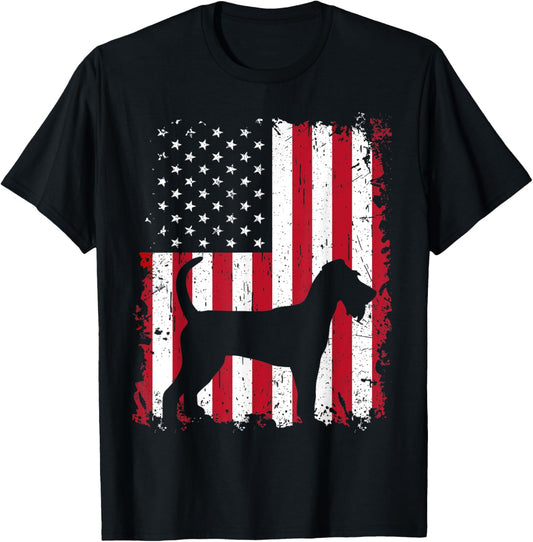 Irish Terrier 4Th Of July Patriotic American Usa Flag Gift