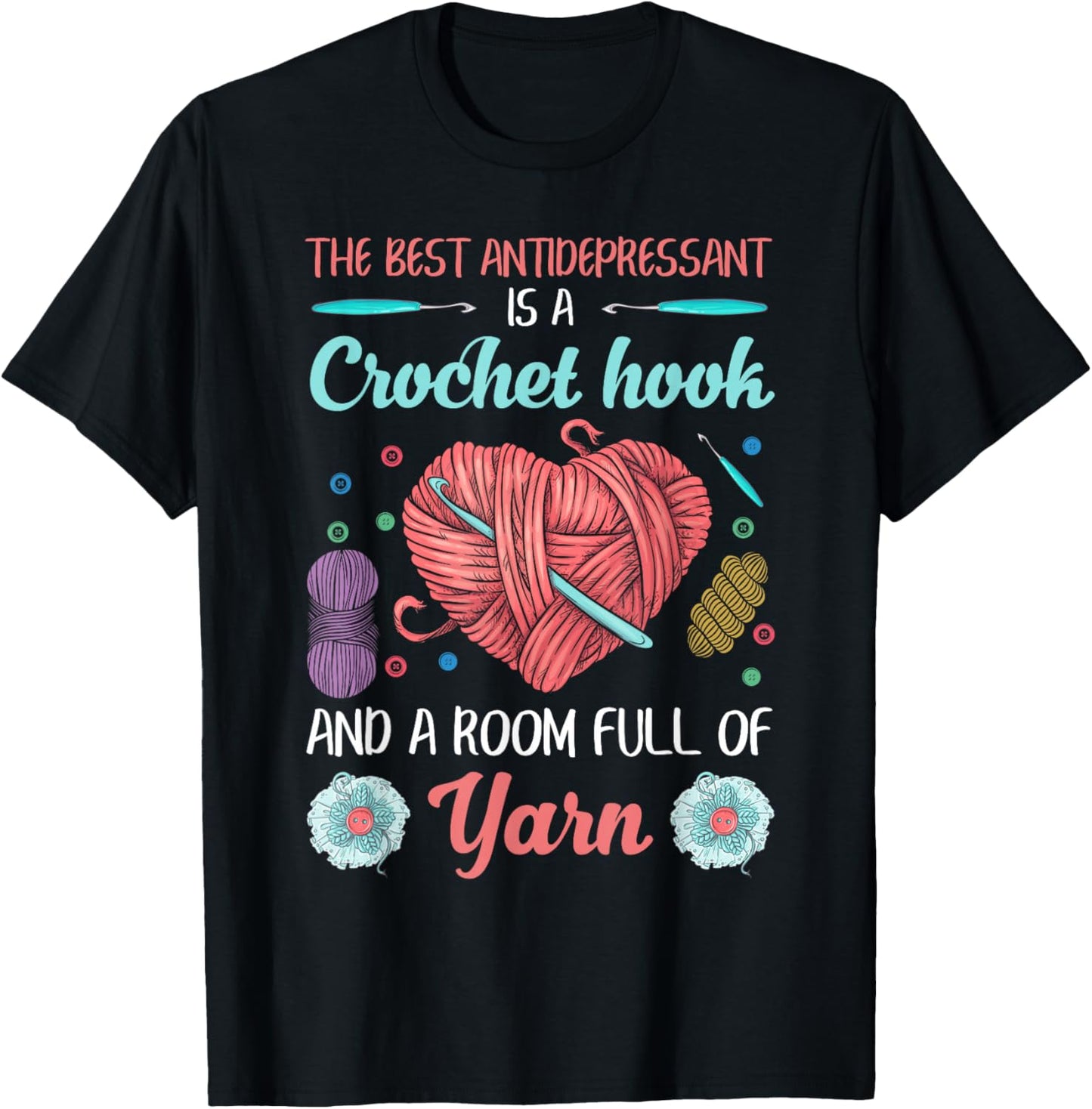 Funny Crocheting Crochet Hook and Yarn Lovers