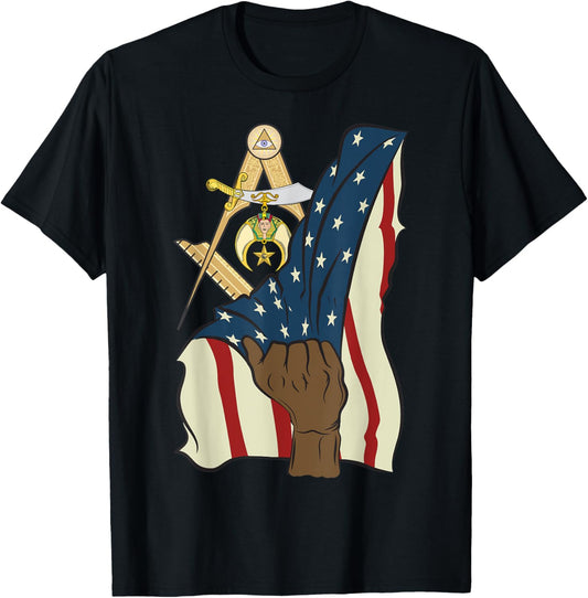 Shriner Usa Flag Compass Aaonms Masons Aeaonms Fathers Day