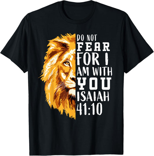 Christian Religious Bible Verse Sayings Lion Fear Scripture