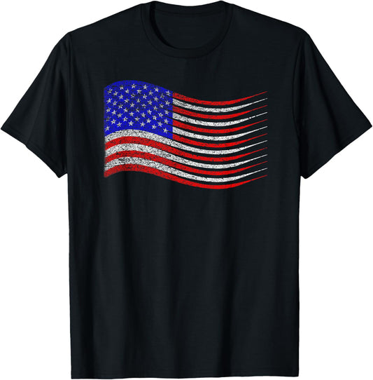 Patriotic 4Th Of July Usa American Flag Waving