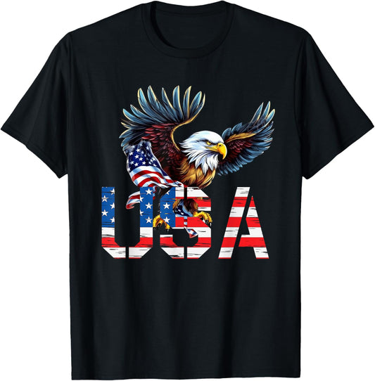 Happy 4Th Of July America Flag Patriotic Eagle Usa Women Men