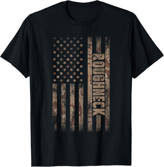 Roughneck American Flag Oilfield
