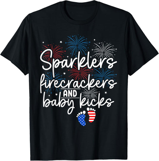 Baby Shower 4Th Of July Baby Kicks Pregnancy Announcement