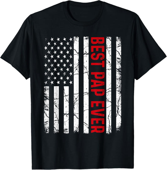 Usa American Flag Best Pap Ever Fathers Day