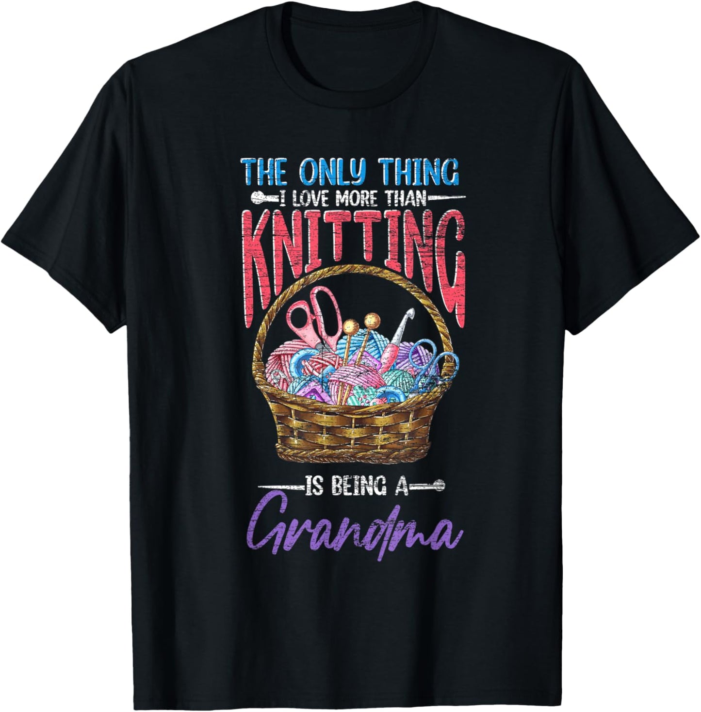 Crocheting Nana Knitter Grandma Yarn Granny Knitting