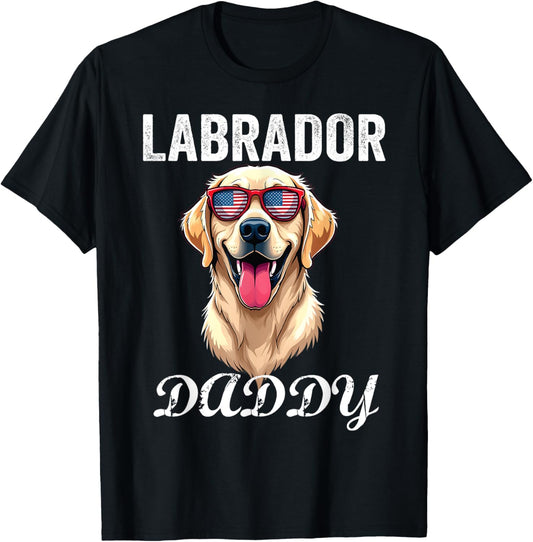 Labrador Dad Usa Flag Dog Lover For Fatheru2019S Day