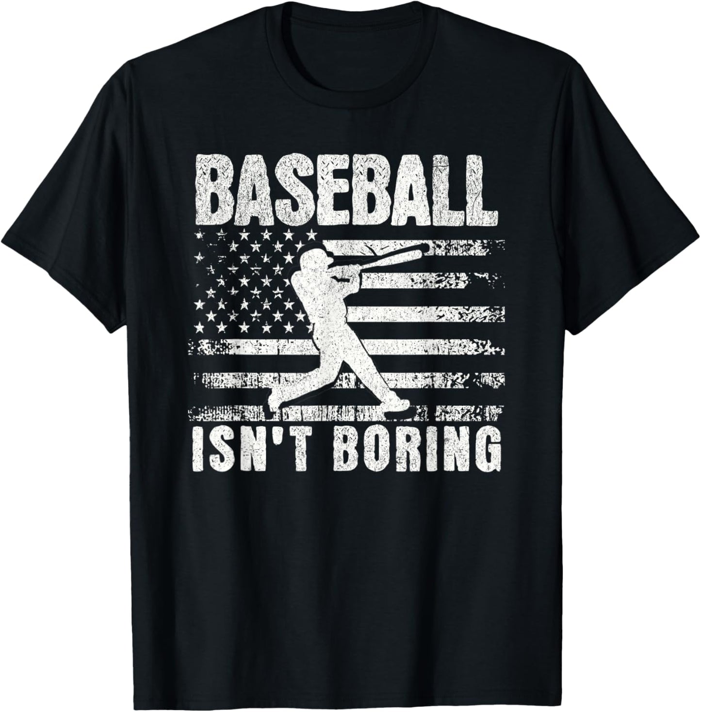 Baseball Isnu2019T Boring Usa Flag