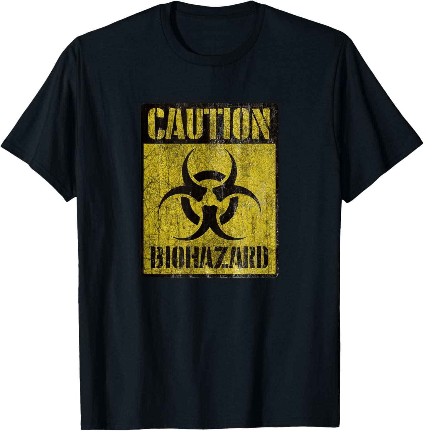 Grunge Biohazard Symbol Post Apocalypse Warning Sign