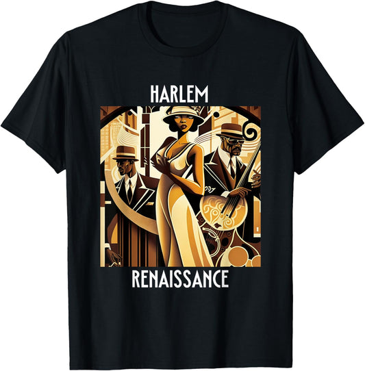 Harlem Renaissance 1920s Black History Month Abstract Art