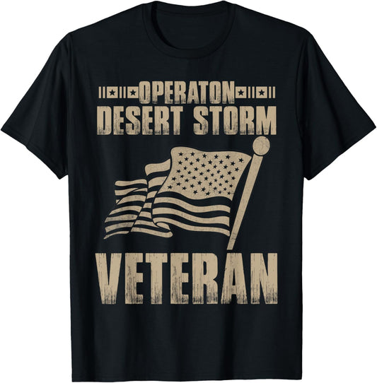 Veteran Shirt Operation Desert Storm Tees Men Women Usa