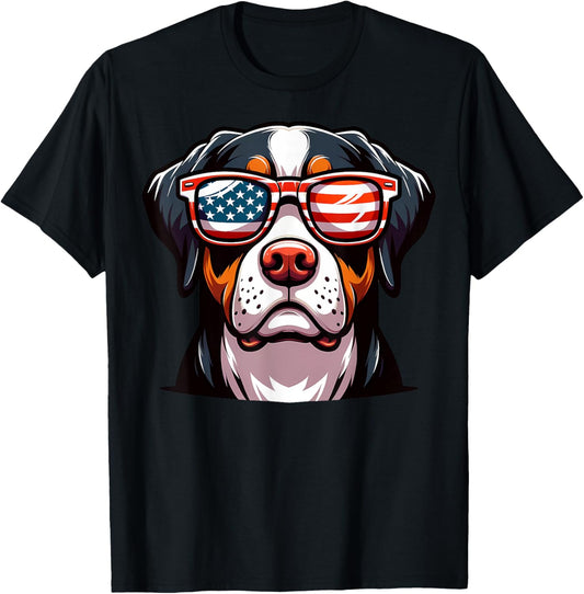 Greater Swiss Mountain Dog Patriotic American Usa Swissy