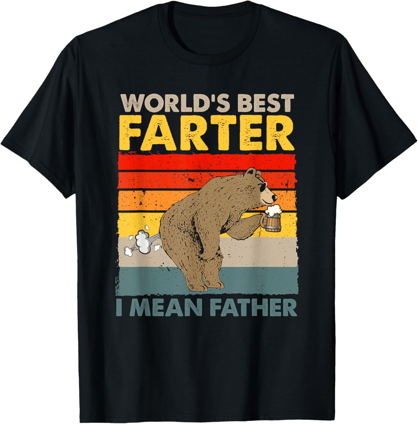 Bear World Best Farter I Mean Father Bear Drinking Beer