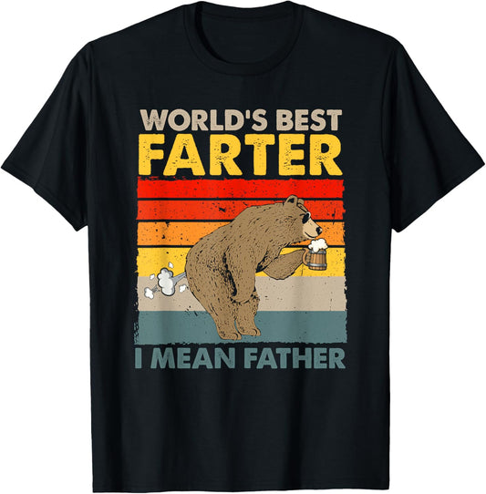 Bear World Best Farter I Mean Father Bear Drinking Beer