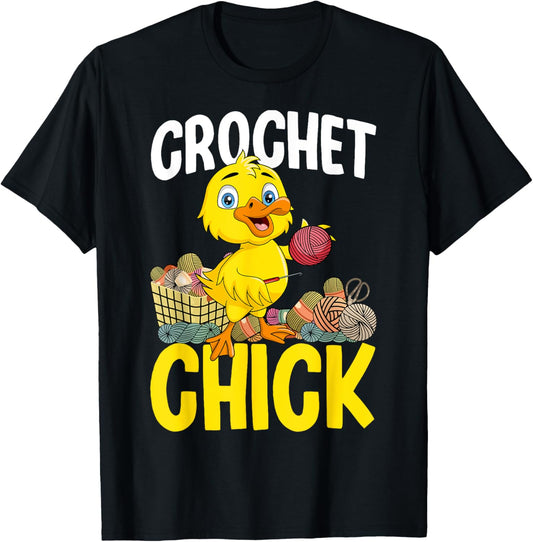 Crochet Chick Cute Crocheting Yarn Women Mom Grandma