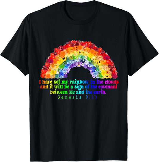 Genesis 9:13, Christian Rainbow God's Promise God\u2019s Covenant