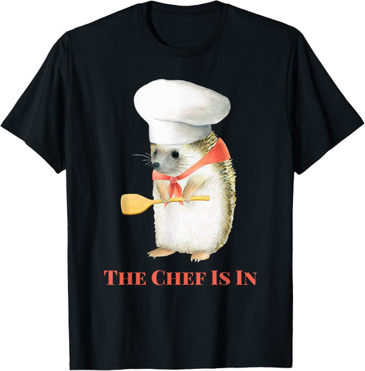 Hedgehog Chef The Chef is In Cute Hedgehog Pizza Maker