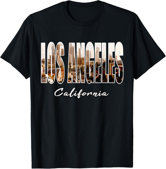 Los Angeles California Font Skyline Urban Photography La