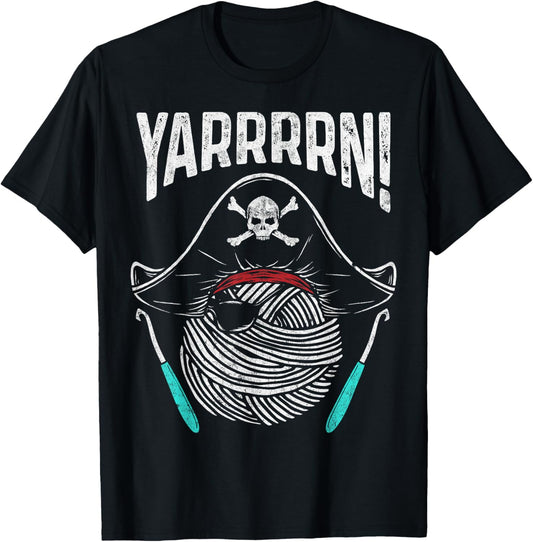 Yarrrn Pirate Yarn Hooks Crochet Funny Knitting Enthusiast