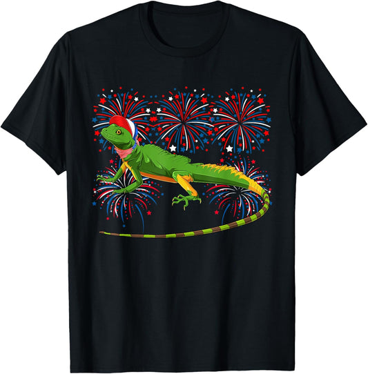 Lizard 4Th Of July American Flag Fireworks Costume Animal