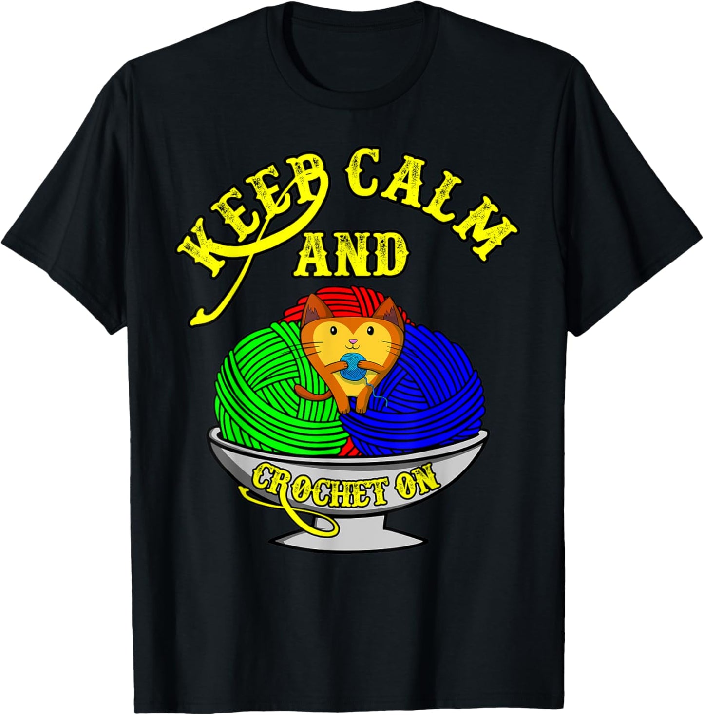 Crochet Cats and Yarn