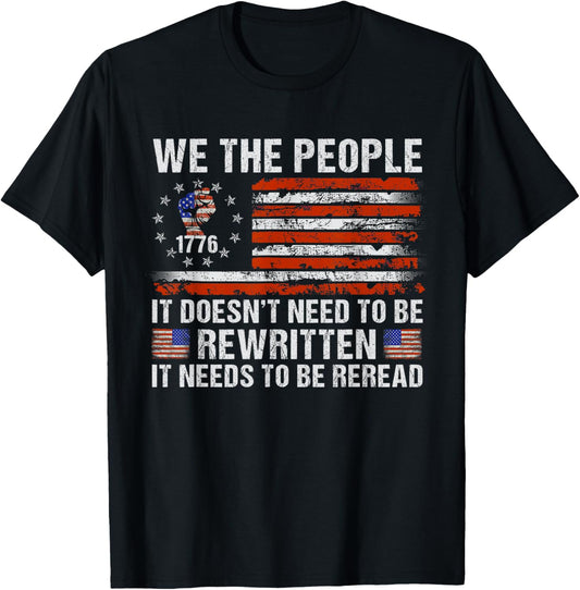 We The People American Flag Patriotic 1776 Usa Retro Gifts