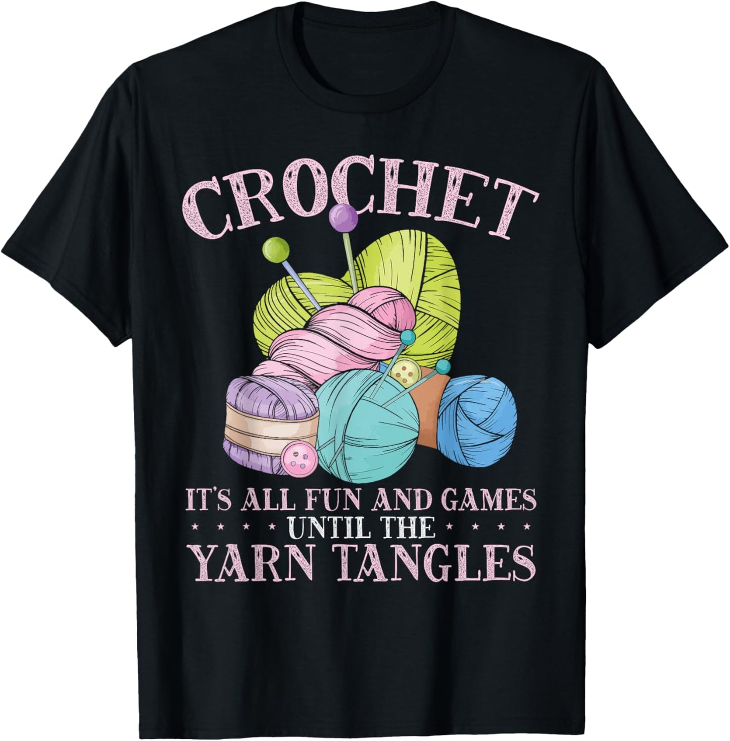 Crochet: It's all fun and games until the yarn tangles