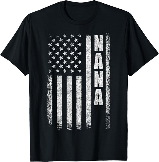 Proud Nana American Flag Mothers Day Patriotic
