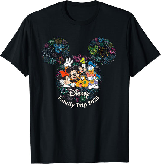 Disney Mickey & Friends Fireworks Vacation Family Trip 2025