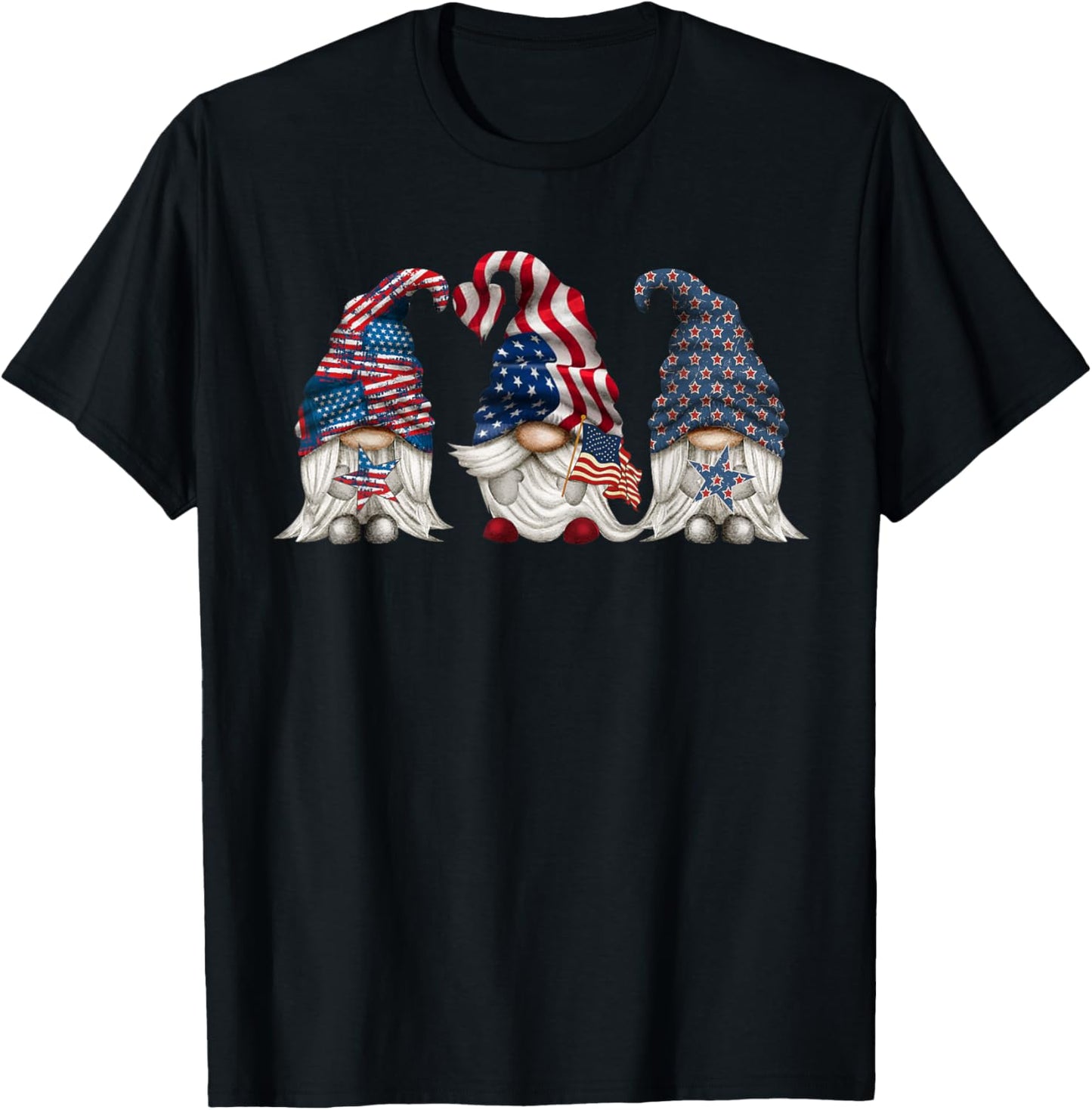 Patriotic Gnomes 4Th Of July Funny Gnome Love American Flag