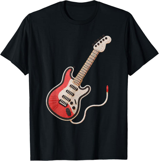 Electric Guitar Crochet Yarn Guitarist Musician Guitarists