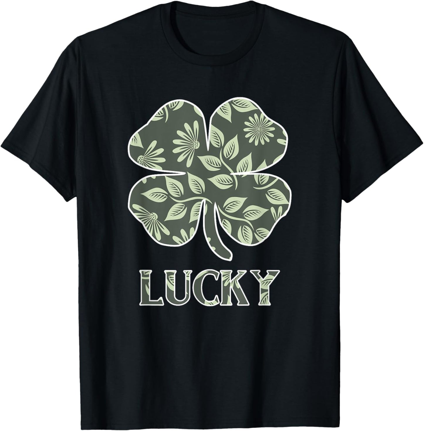 St Patrick's Day Shamrock Designs Lucky Floral Wall Art