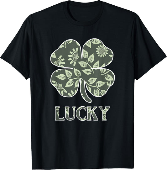 St Patrick's Day Shamrock Designs Lucky Floral Wall Art